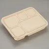 Compostable Cornstarch Lunch Box w/ Lid