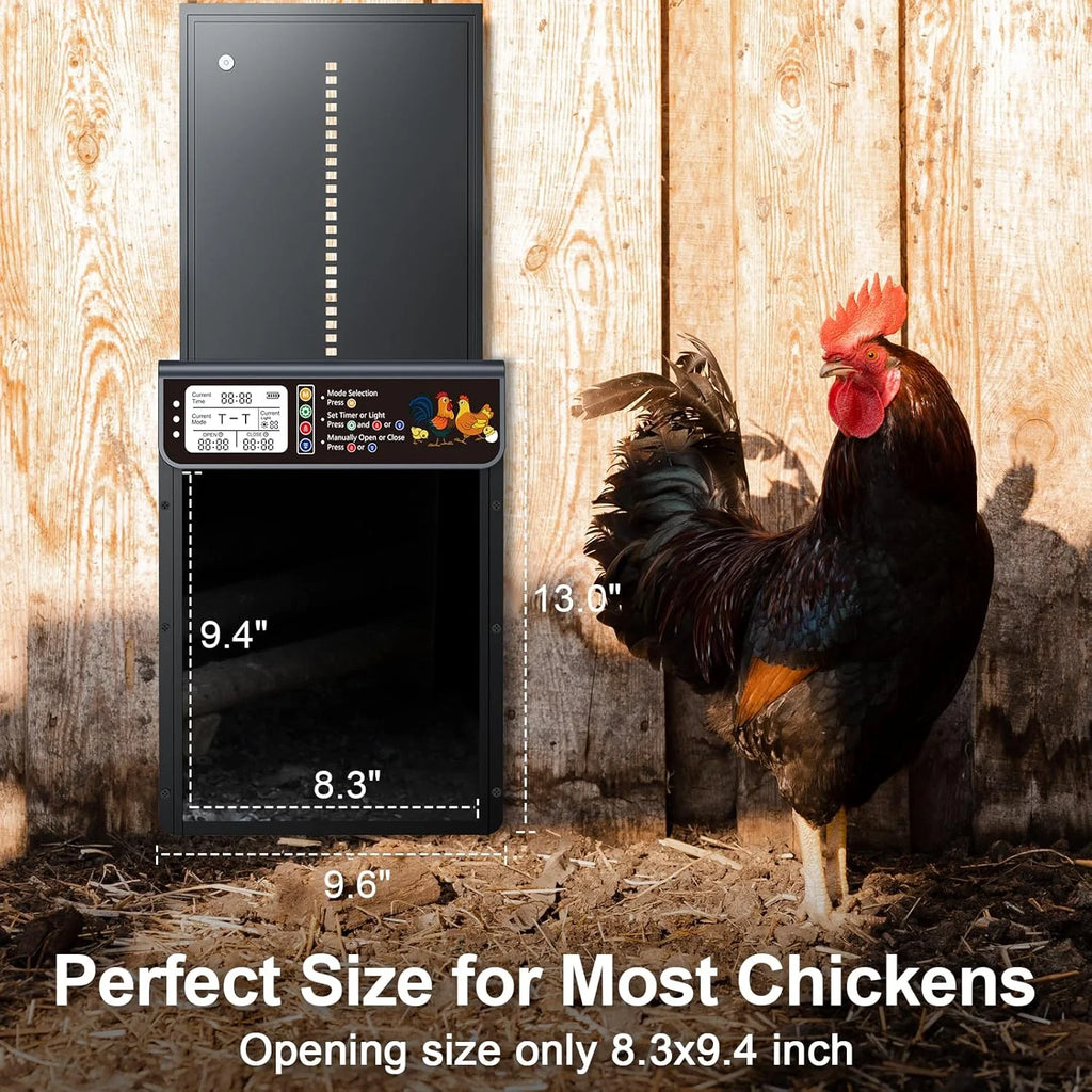Solar Chicken Coop Door