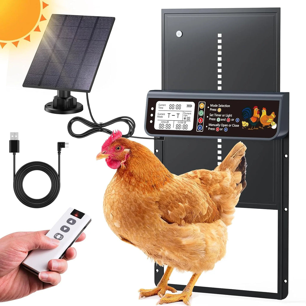 Solar Chicken Coop Door