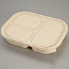 Compostable Cornstarch Lunch Box w/ Lid