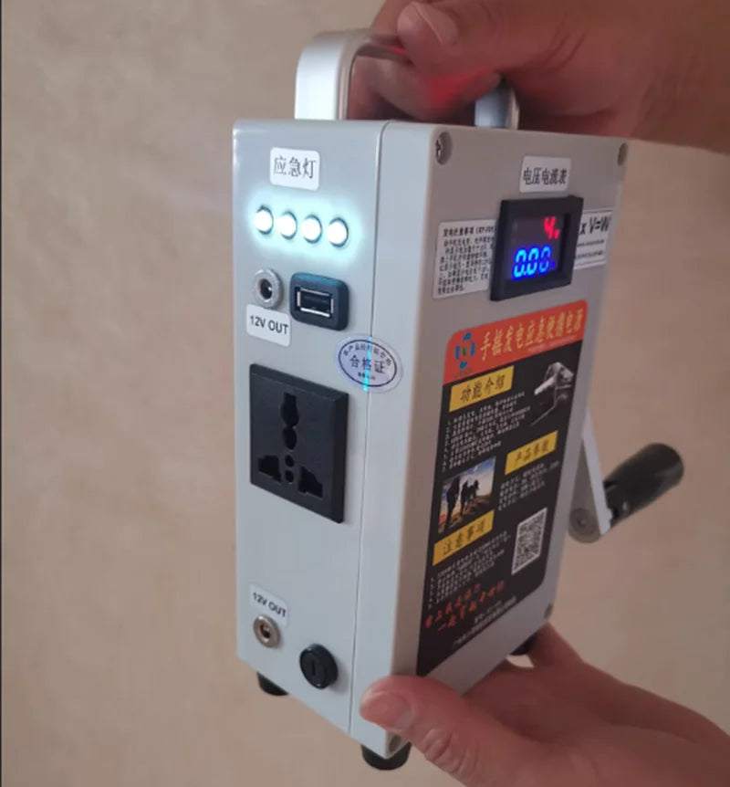 Household Manual Hand Crank Generator