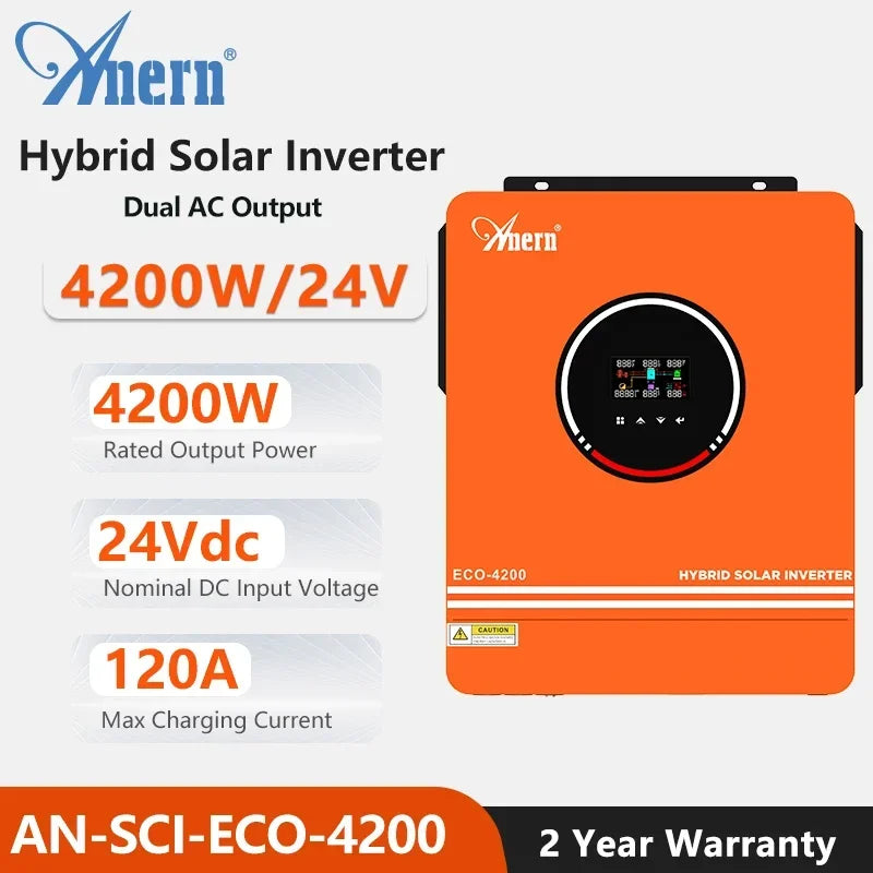 Solar Off-Grid Inverter 3.6/4.2/ 6.2kW