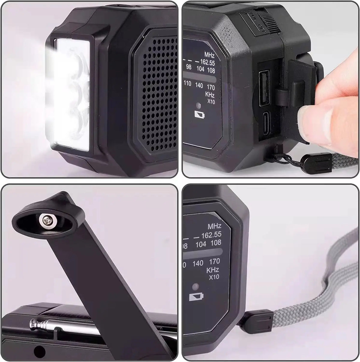 Emergency Portable Solar/Crank Radio