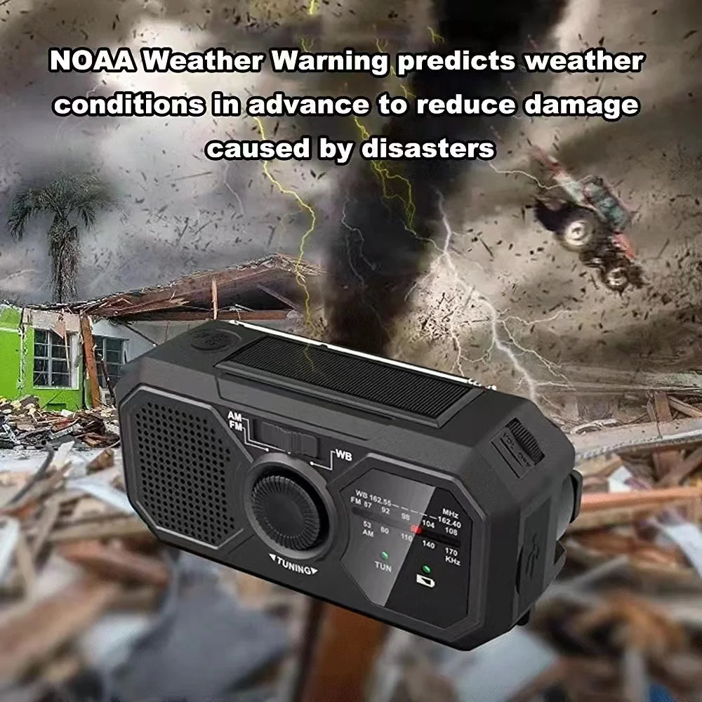 Emergency Portable Solar/Crank Radio