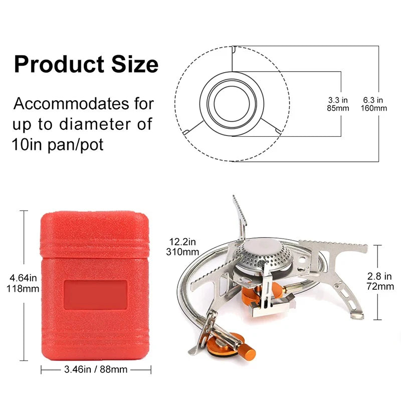 Portable Butane Camp Stove