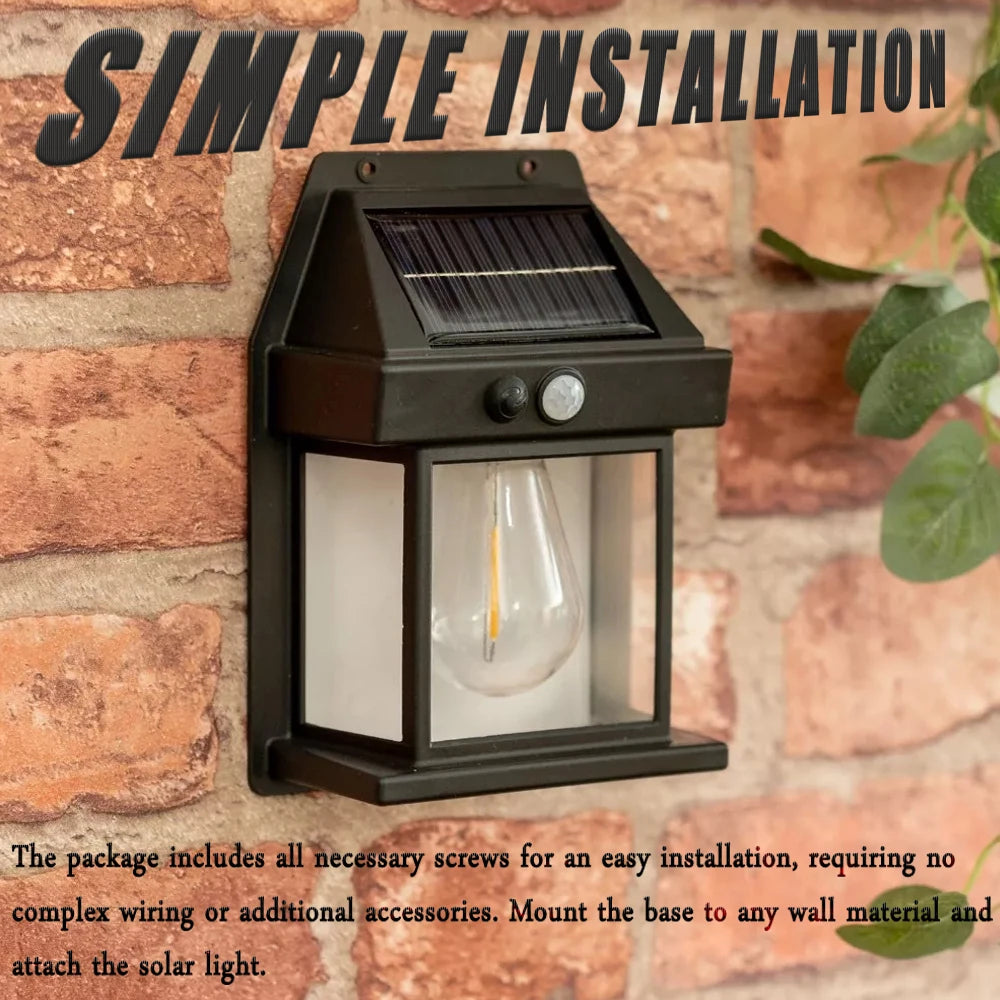 Stylish Solar Powered Door Light