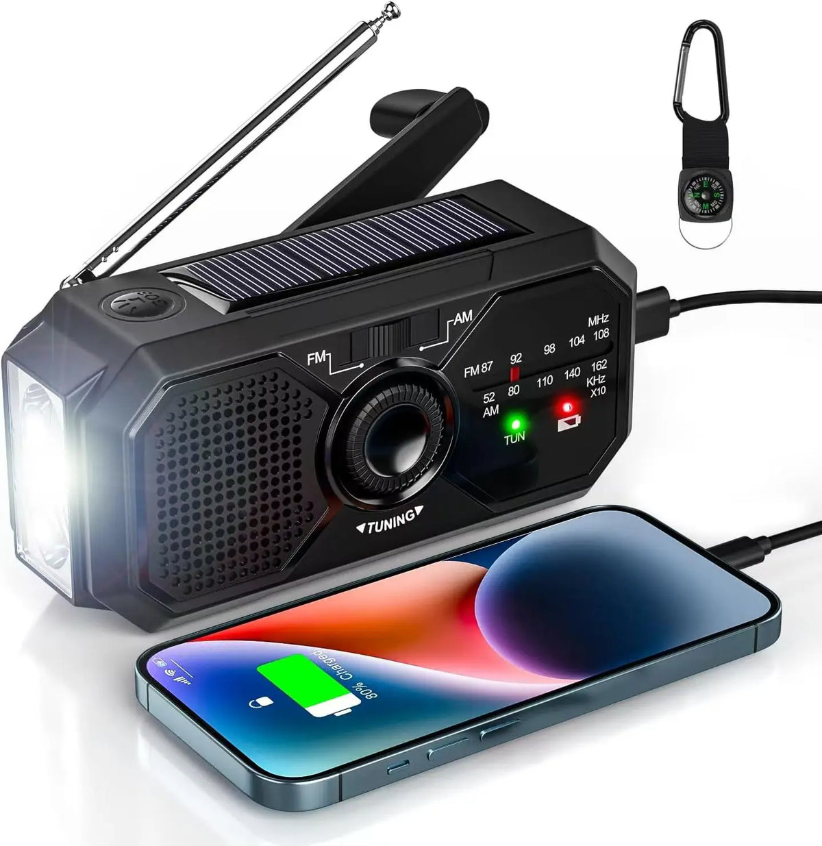 Emergency Portable Solar/Crank Radio