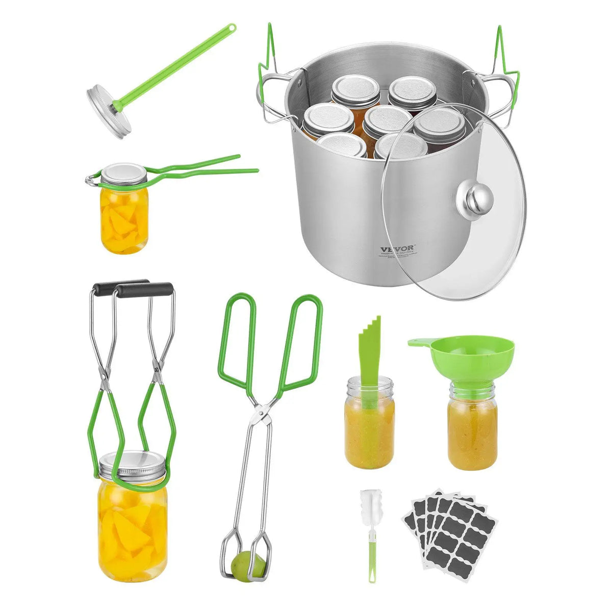 9 PCS Stainless Steel Water Bath Canning Set Starter Kit