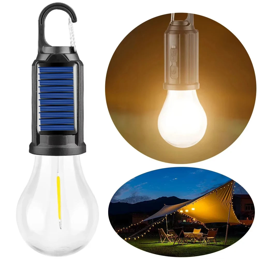 Solar & USB Rechargeable Light Bulb