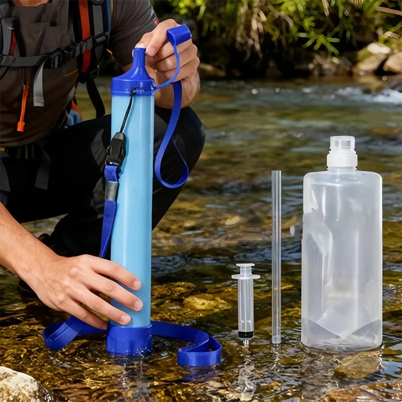 Portable Emergency Water Purification Straw