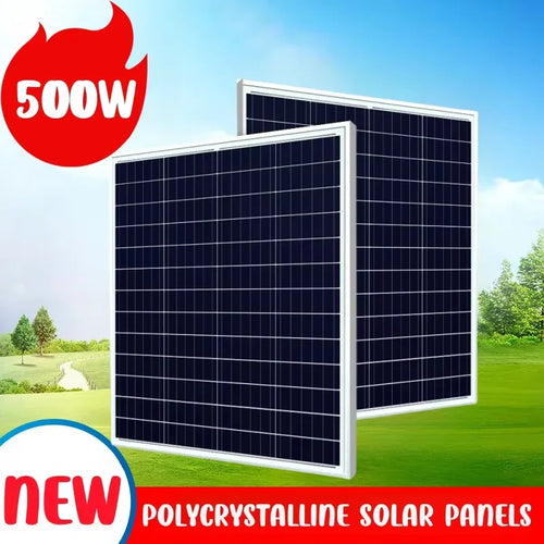 500W Solar Panel Kit w/ 12V Controller