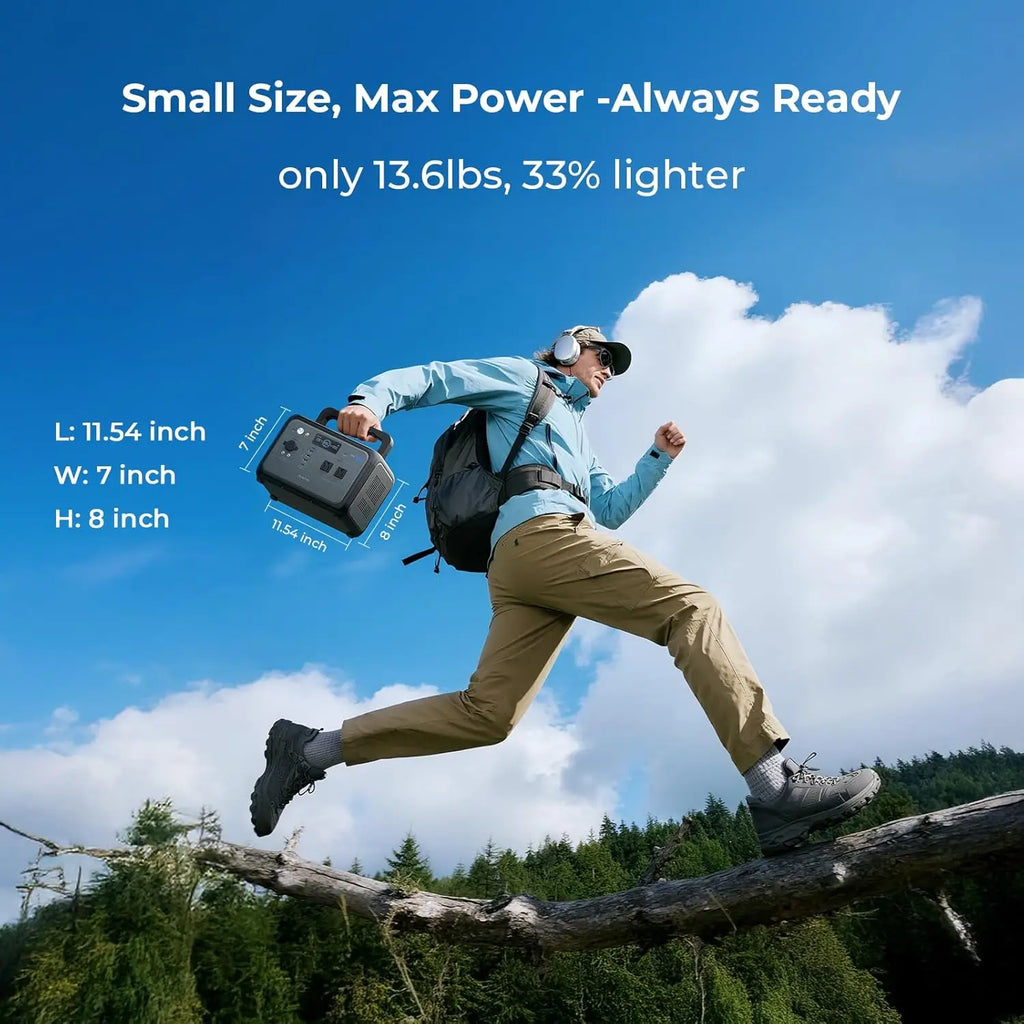 Portable Power Station Solar Generator 800W