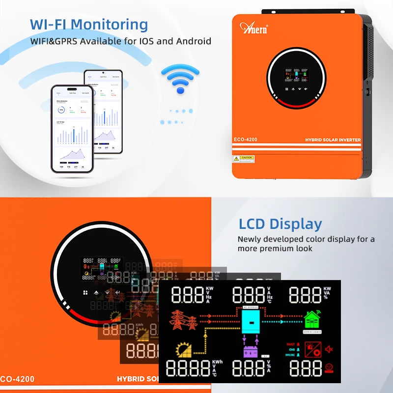 Solar Off-Grid Inverter 3.6/4.2/ 6.2kW