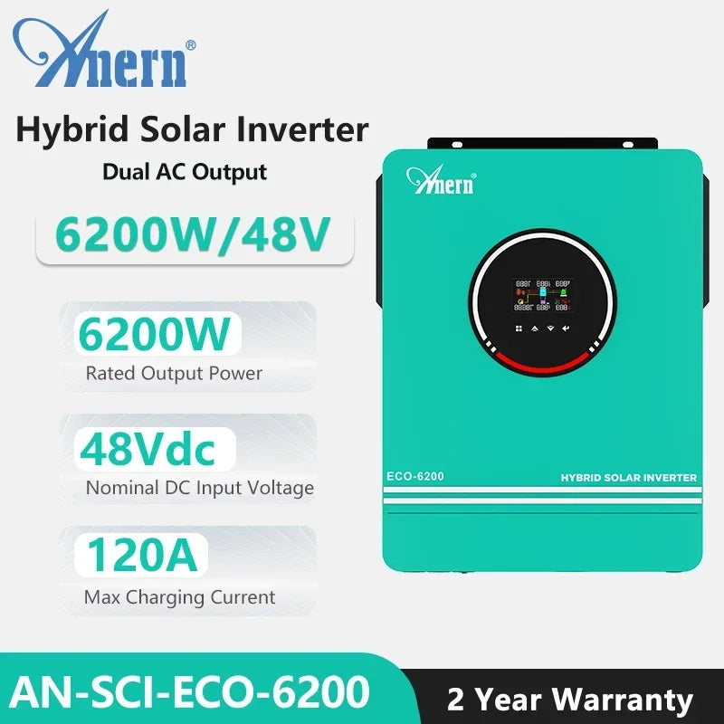 Solar Off-Grid Inverter 3.6/4.2/ 6.2kW