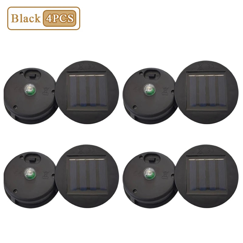 1-8PCS Solar Lantern Replacement Parts Outdoor Hollow Projection Lantern Electronic Accessories Suitable for Outdoor Hanging