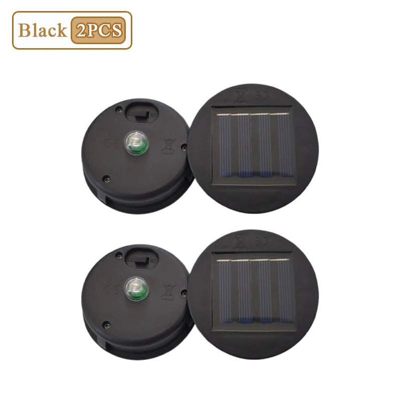 1-8PCS Solar Lantern Replacement Parts Outdoor Hollow Projection Lantern Electronic Accessories Suitable for Outdoor Hanging